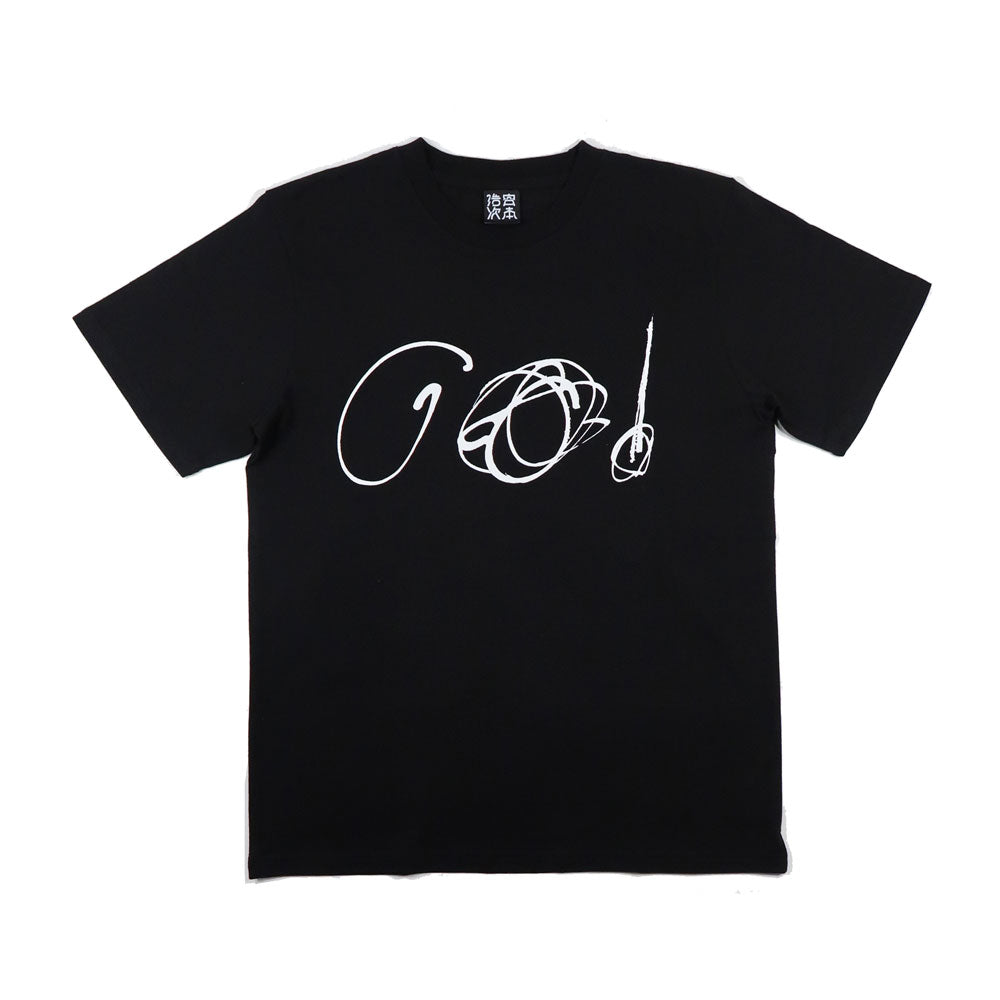 Tシャツ / 黒・ロゴ