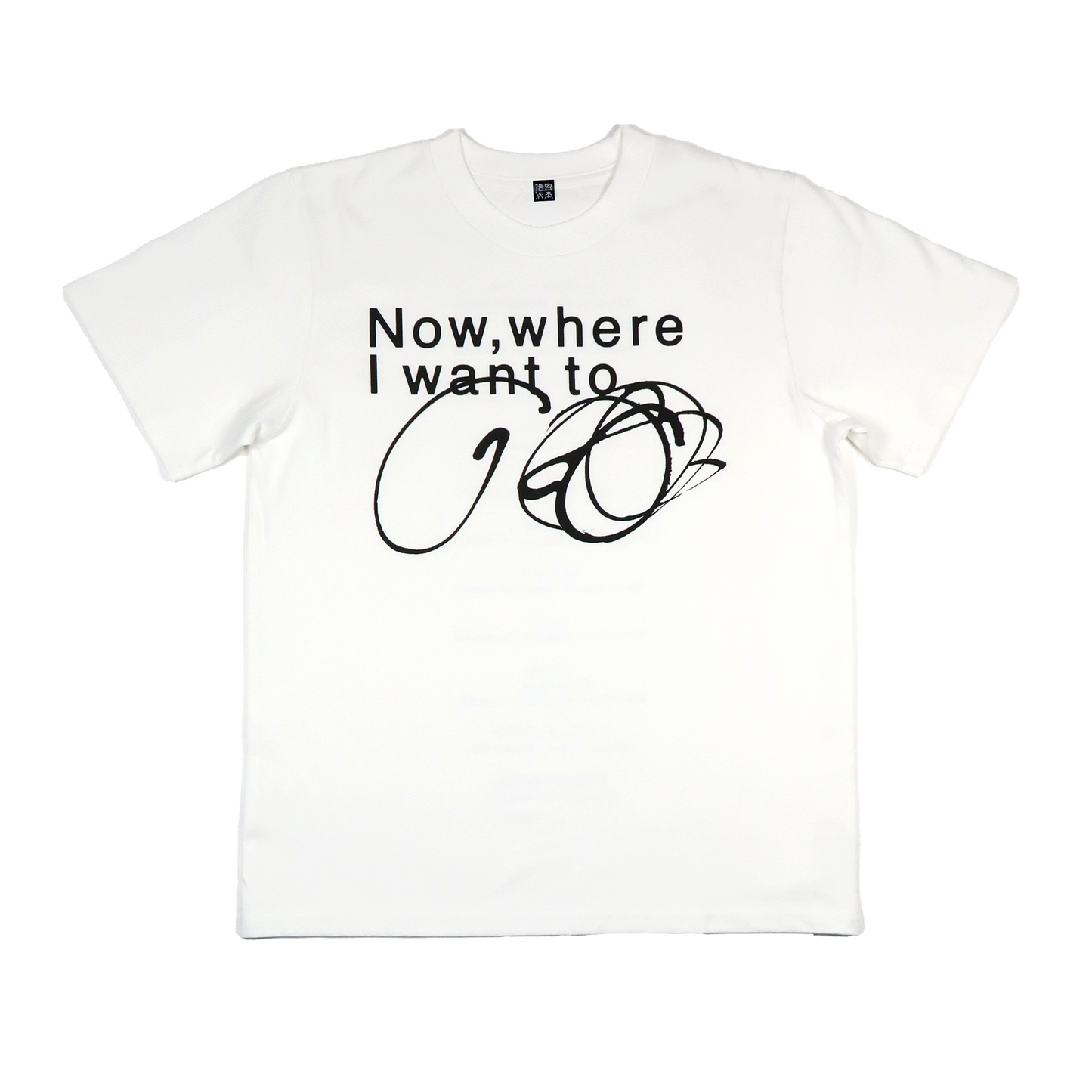 Tシャツ / 白・ロゴ