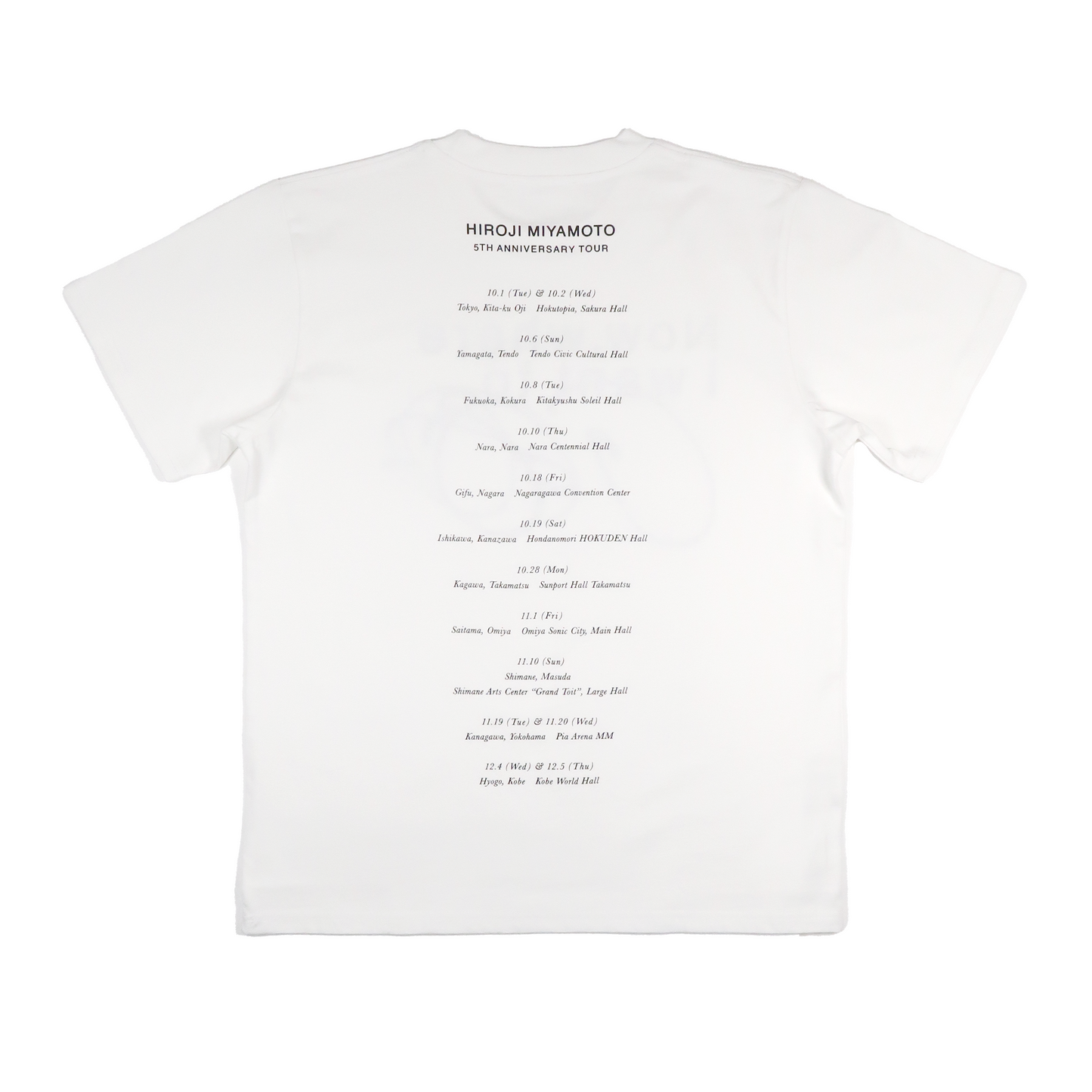 Tシャツ / 白・ロゴ