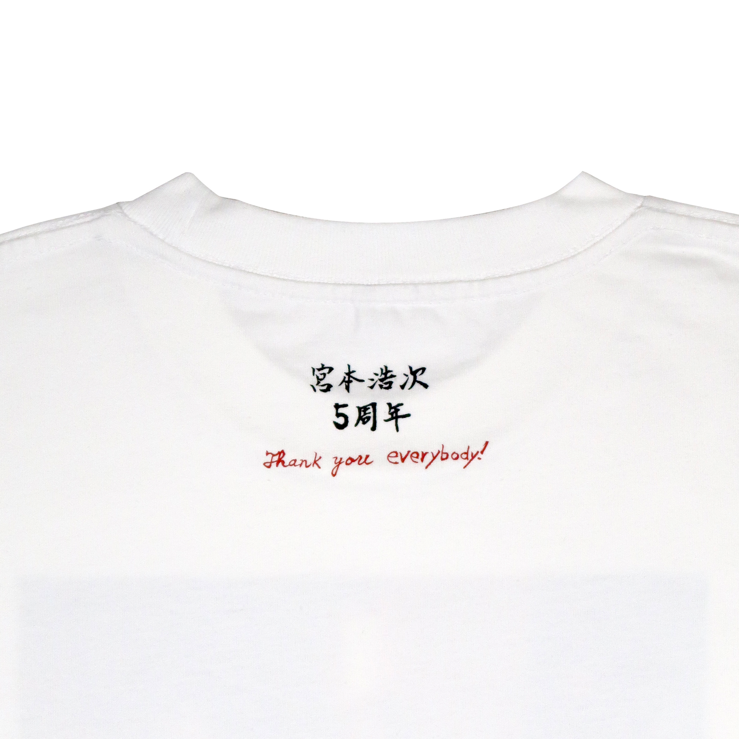 5周年Tシャツ / 白・カラーPHOTO