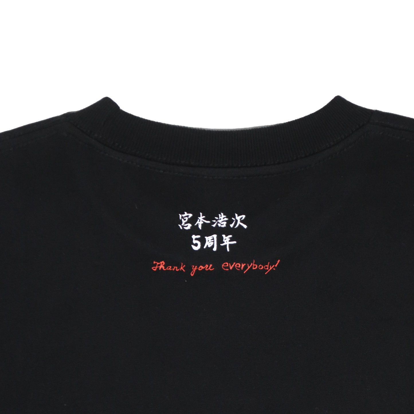 5周年Tシャツ / 黒・カラーPHOTO