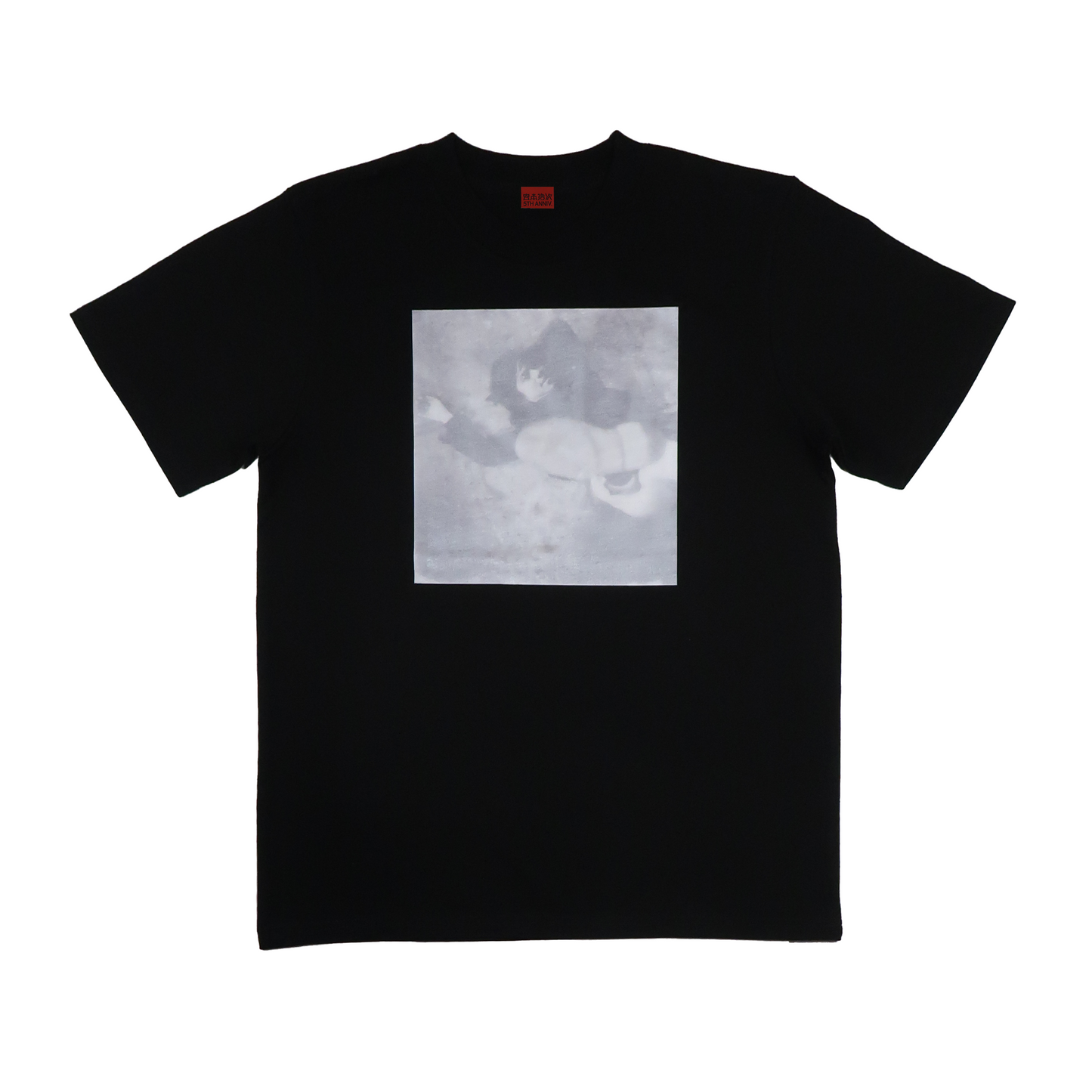 5周年Tシャツ / 黒・シルバーPHOTO
