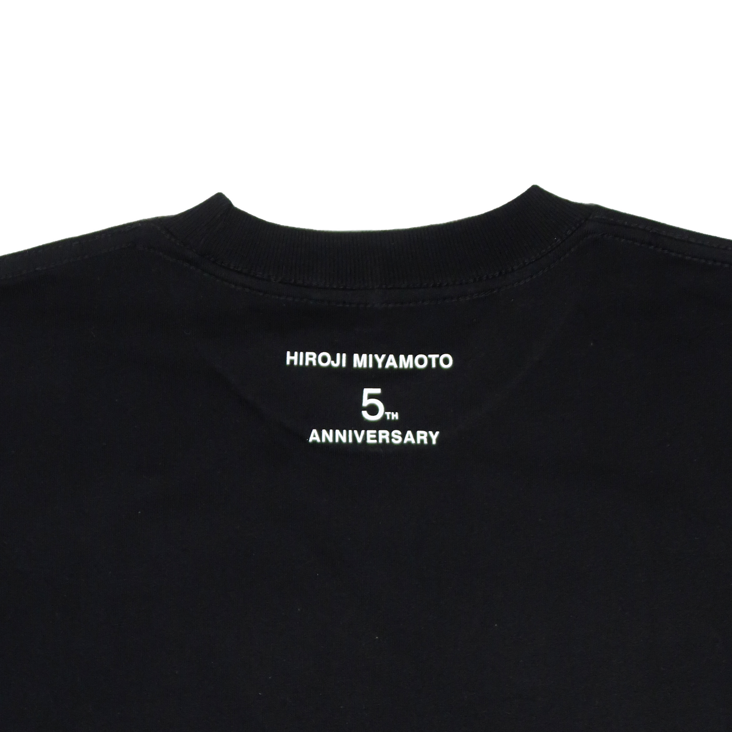 5周年Tシャツ / 黒・シルバーPHOTO