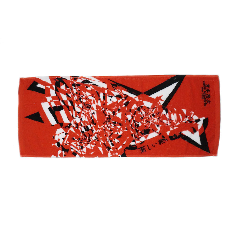 [新しい旅]フェイスタオル / 赤（2026年2月下旬より発送予定）